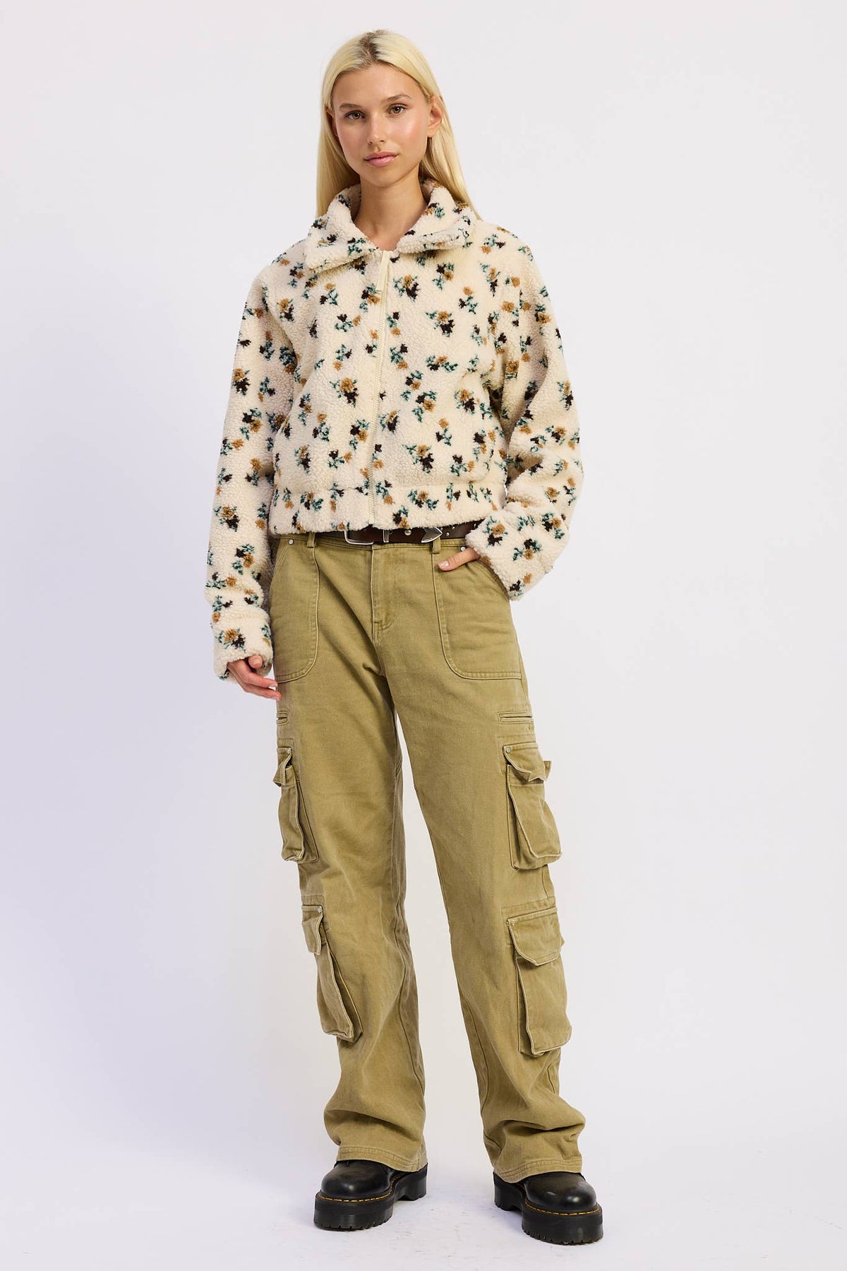 The Hannah Floral Fleece Jacket