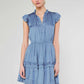 The Catherine Flutter Sleeve Dress