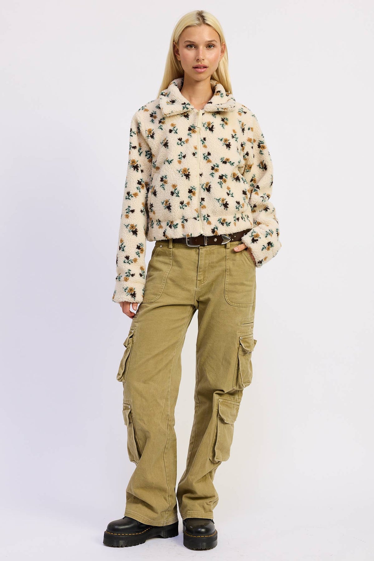 The Hannah Floral Fleece Jacket