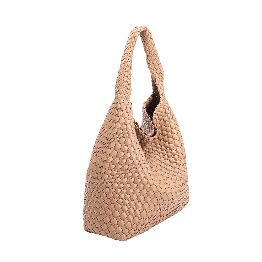 Johanna Nude Vegan Shoulder Bag