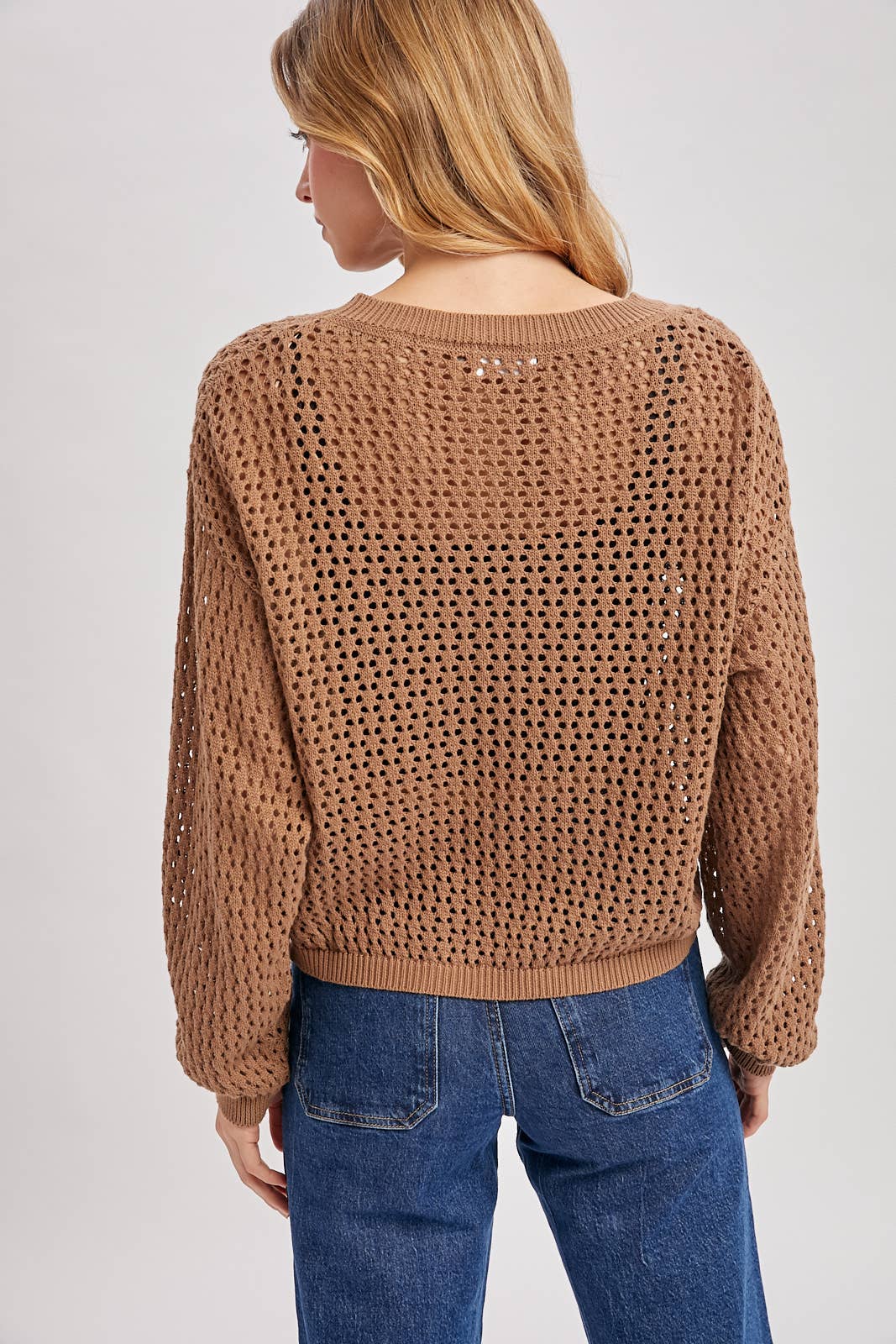 The Cory Sweater: Mocha & Natural
