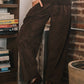 The Lucy Faux Suede Barrel Pant