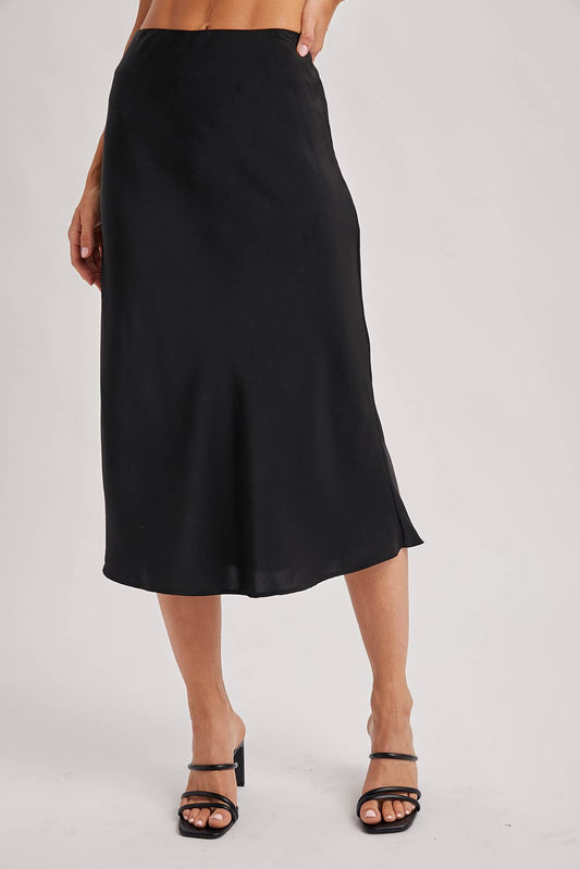 The Essential Satin Skirt