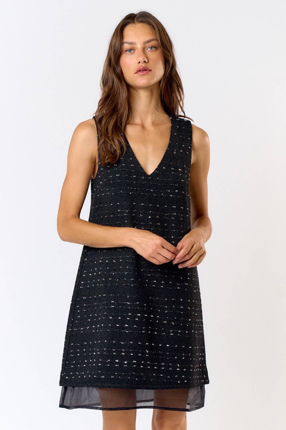 The Blaire Boucle Tweed Dress