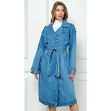 The Serena Denim Trench Coat