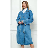 The Serena Denim Trench Coat