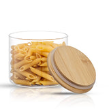 Borosilicate Glass Jar With Bamboo Lid
