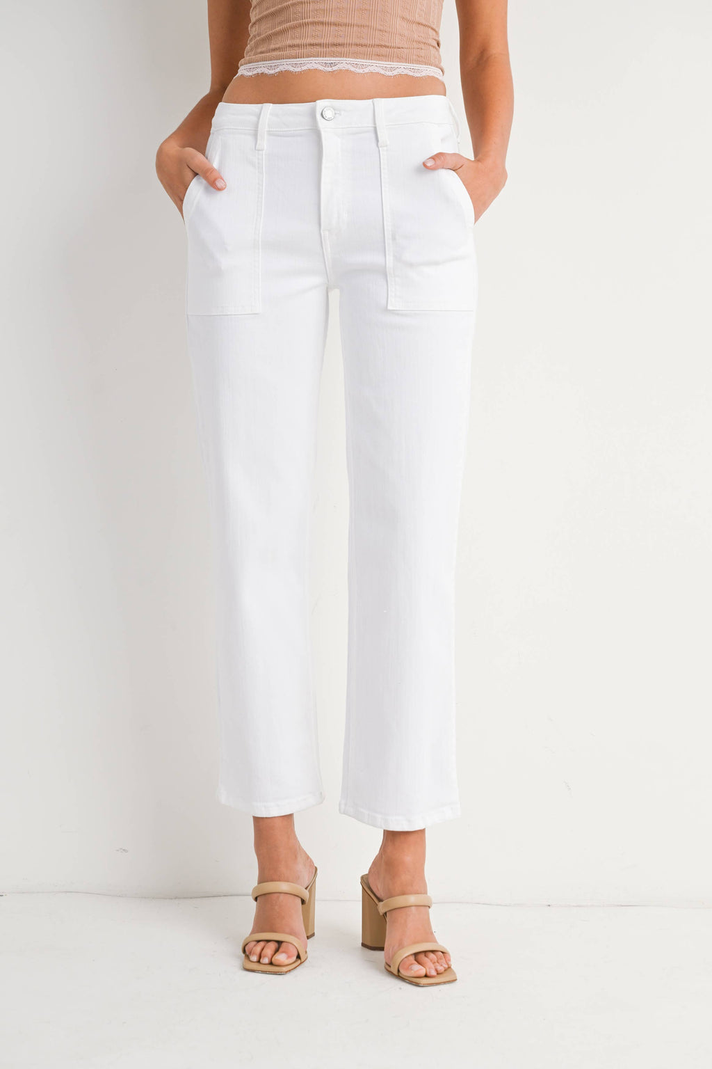 The Langley White Utility Jean