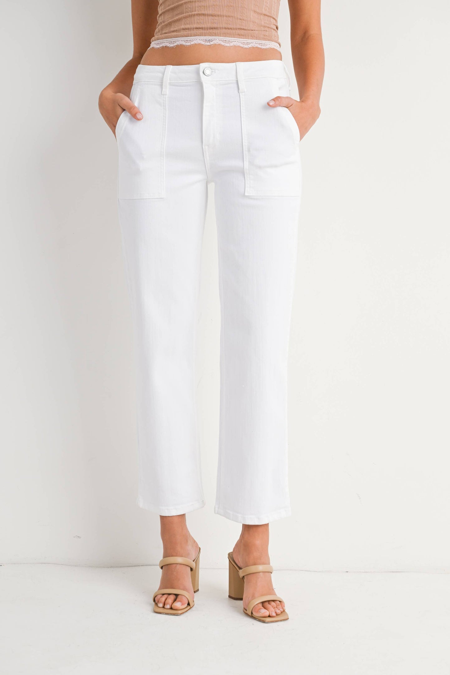 The Langley White Utility Jean