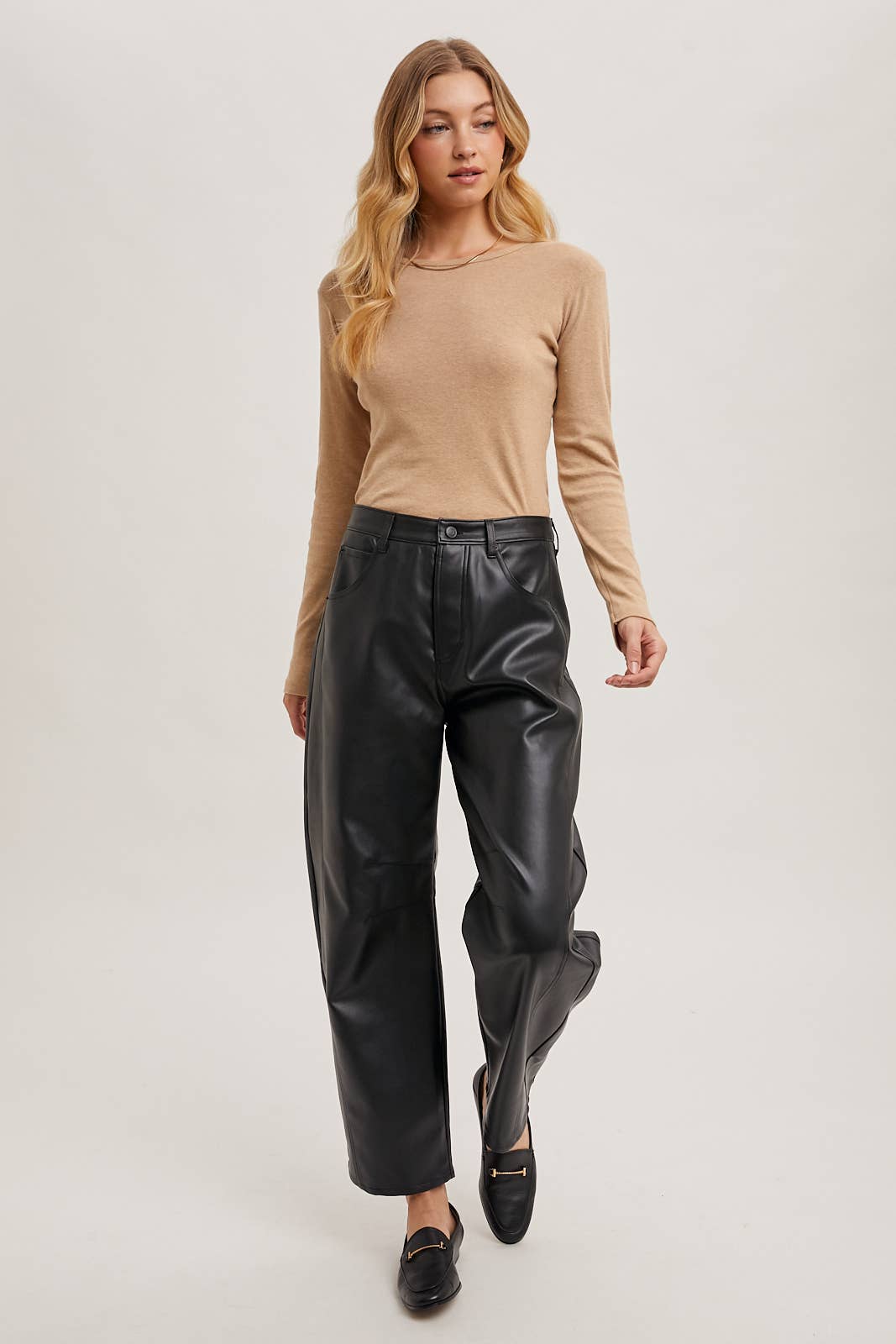 The Kourtney Vegan Leather Pant