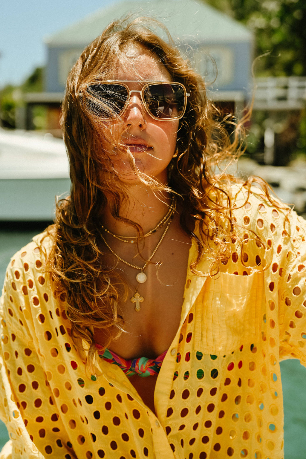 Lex Champagne Sunglasses