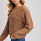 The Cory Sweater: Mocha & Natural