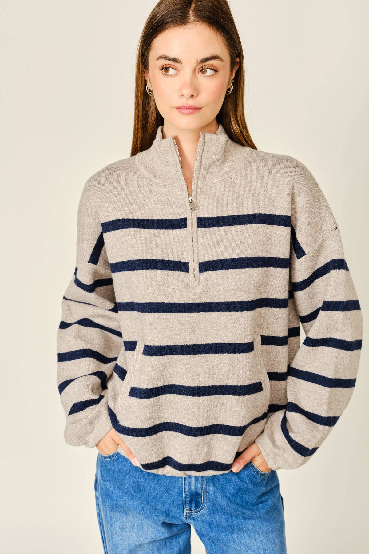 The Andrea 1/4 Zip Sweater