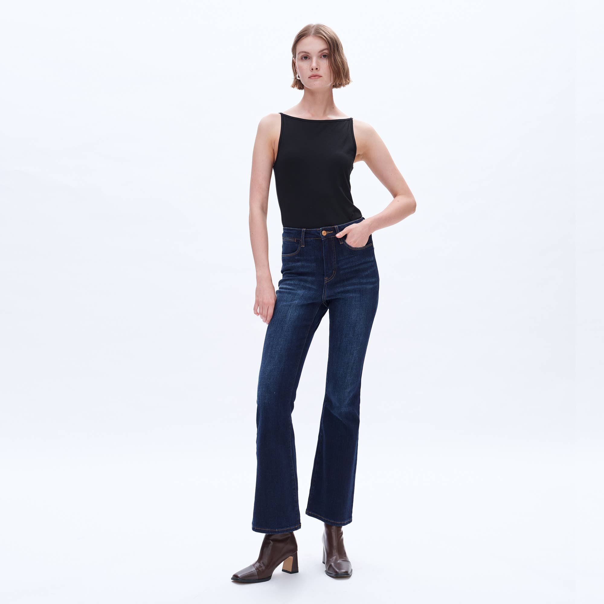 The Kylie High Rise Flare Jean