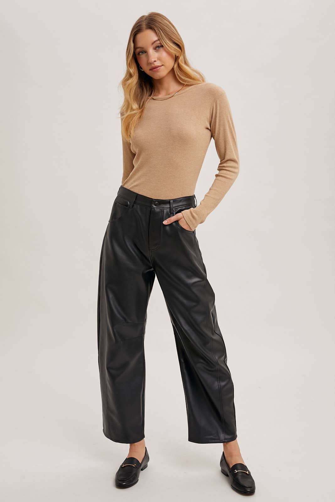 The Kourtney Vegan Leather Pant