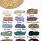 Macrame Diamond Bookmark: Toast, Canyon, Cloudy Blue