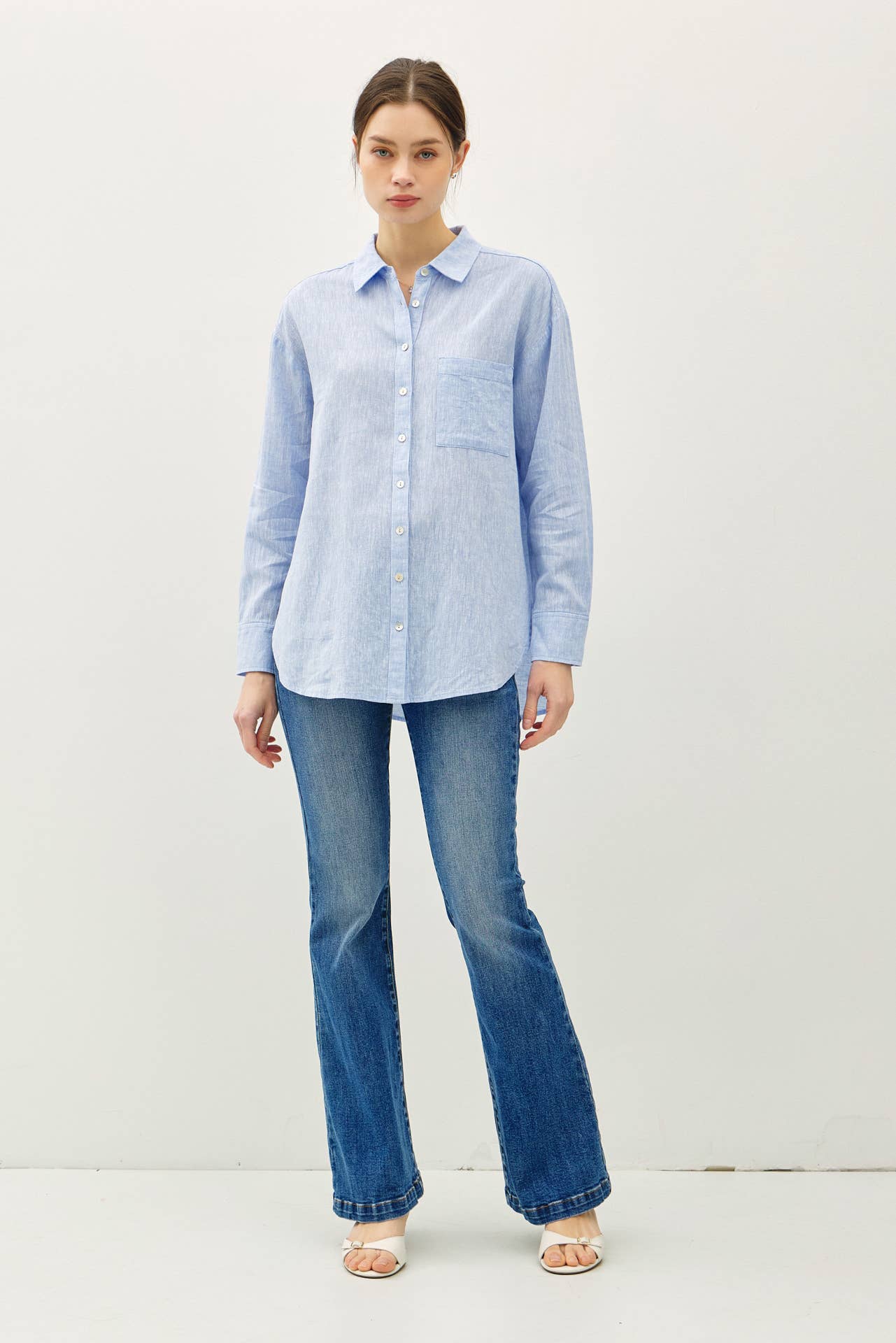 The Everyday Button Down Linen Shirt