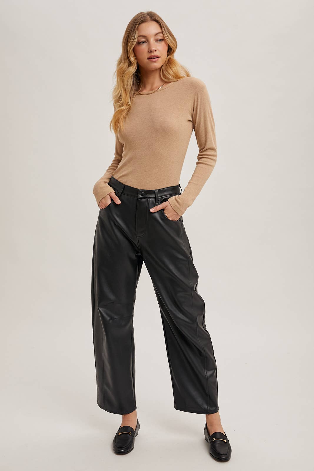 The Kourtney Vegan Leather Pant