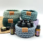 Mini Trinket basket: Toast, Canyon, Cloudy Blue