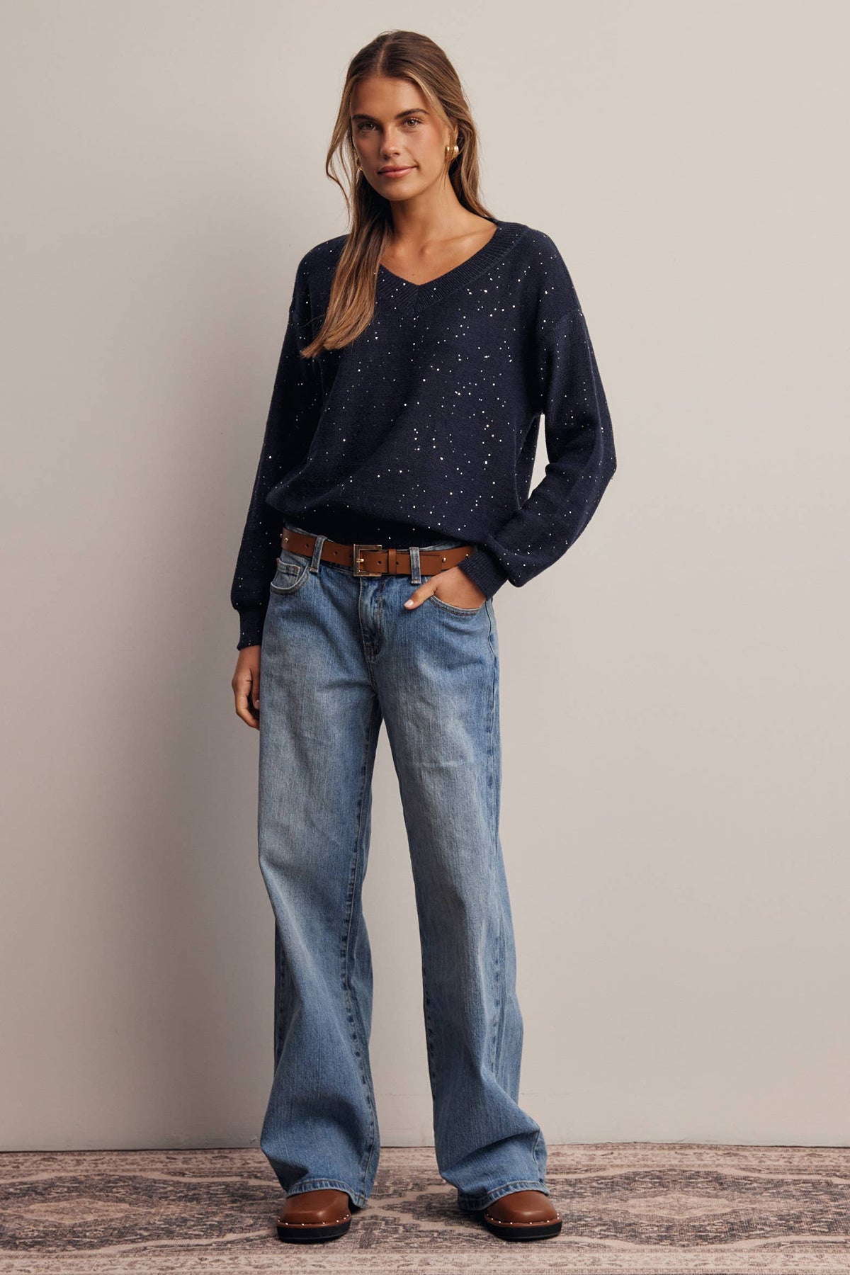 The Paige Sequin Sweater
