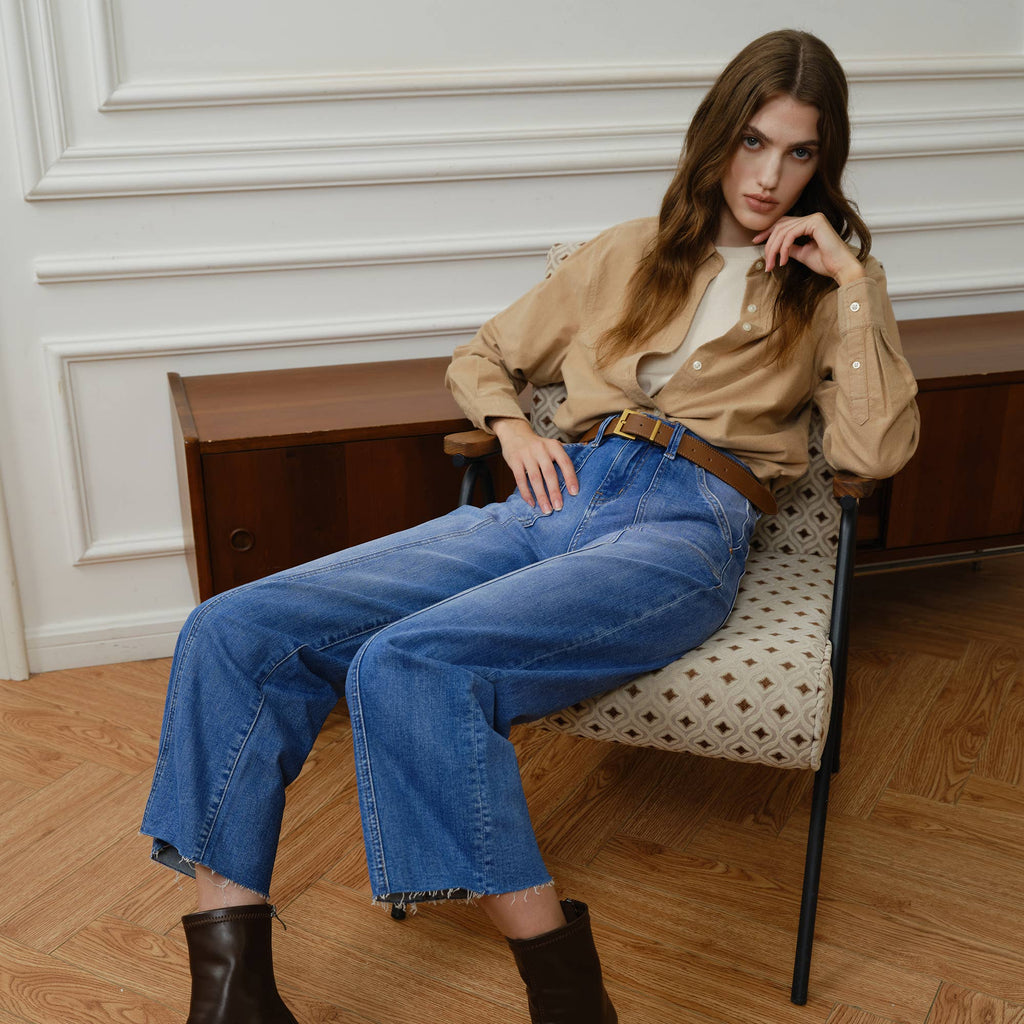 The Boca High Rise Straight Jean