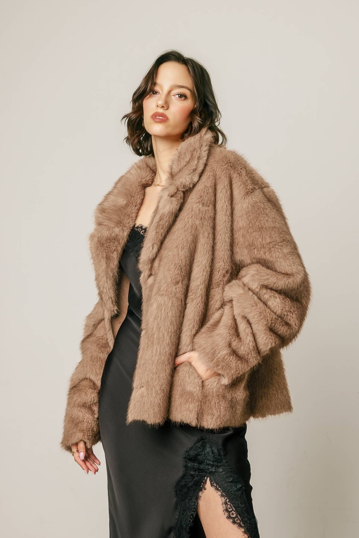 The Percy Reversible Faux Shearling Jacket