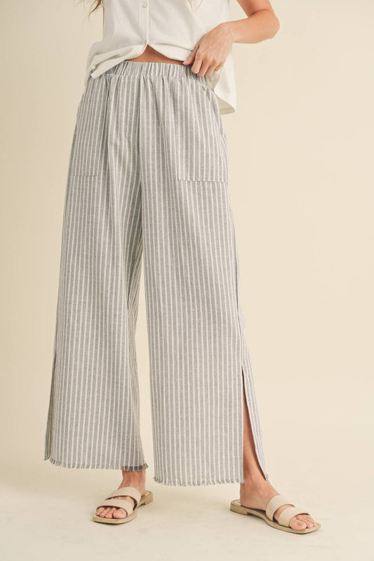 The Sconset Striped Linen Pant