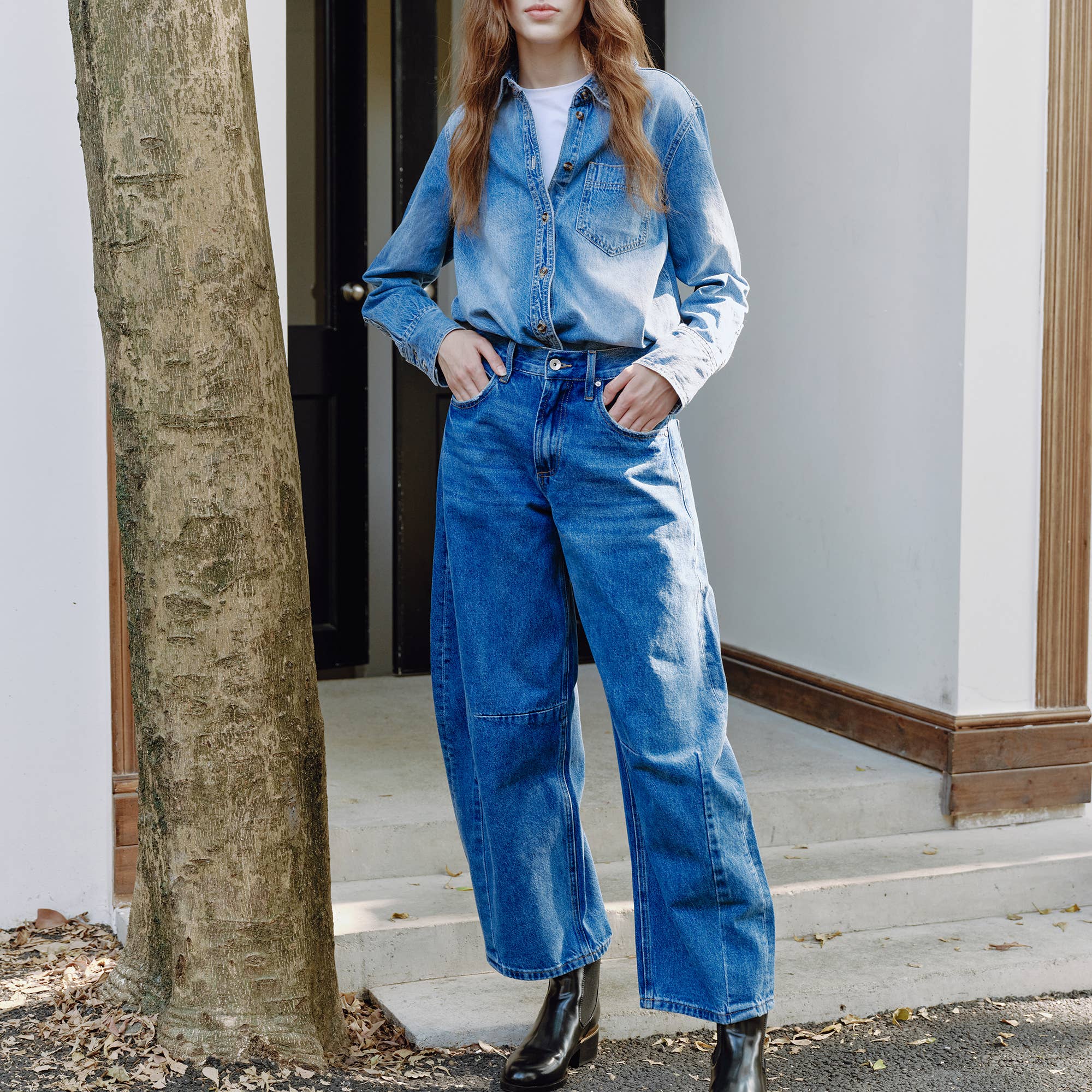 The Tailored Barrel Jean