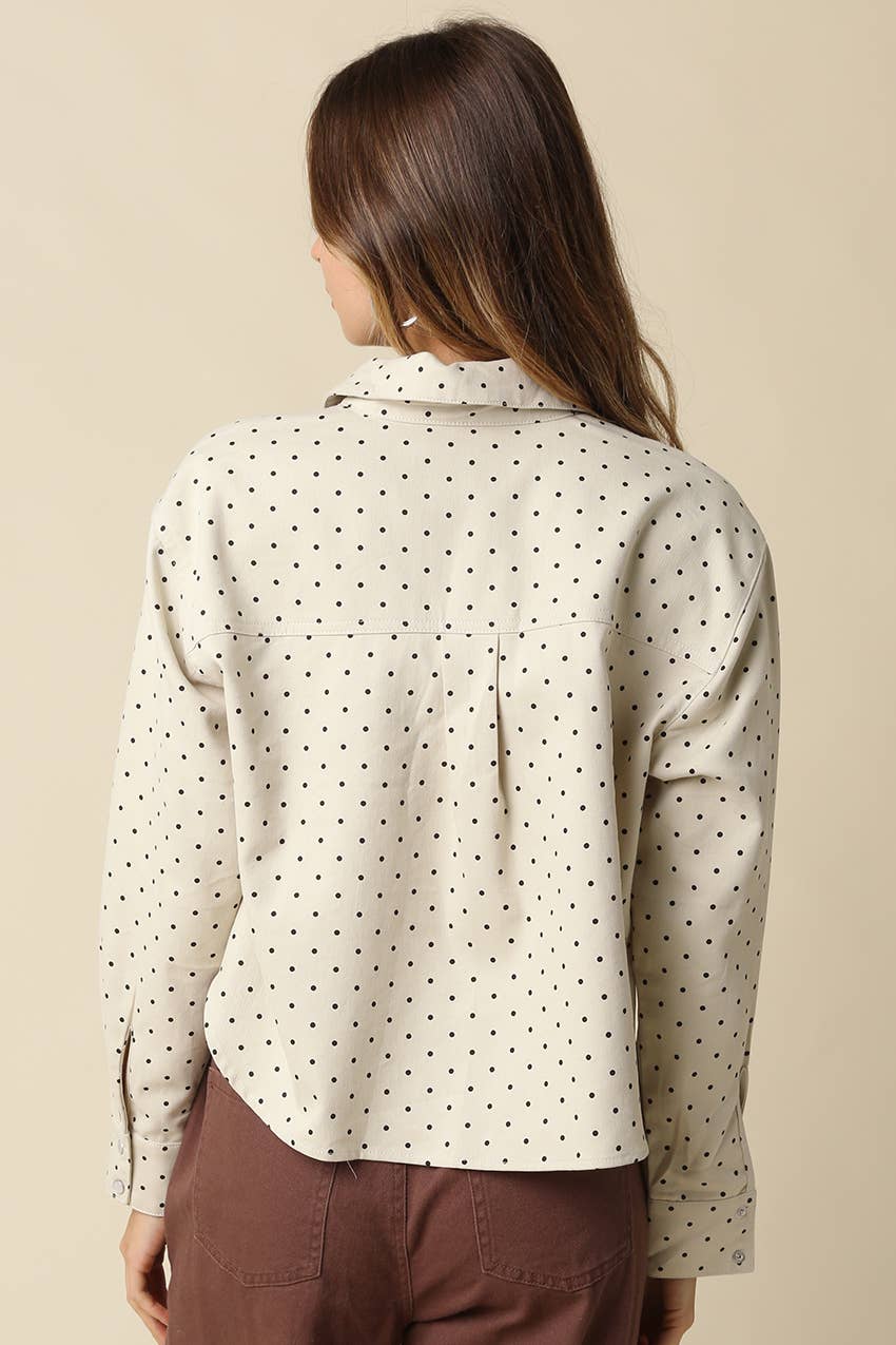 The Carly Polka Dot Shirt