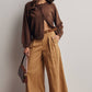 The Maggie Wide Leg Corduroy Pant
