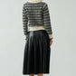 The Anna Vegan Leather Skirt