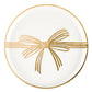 Gold Bow Appetizer Plate