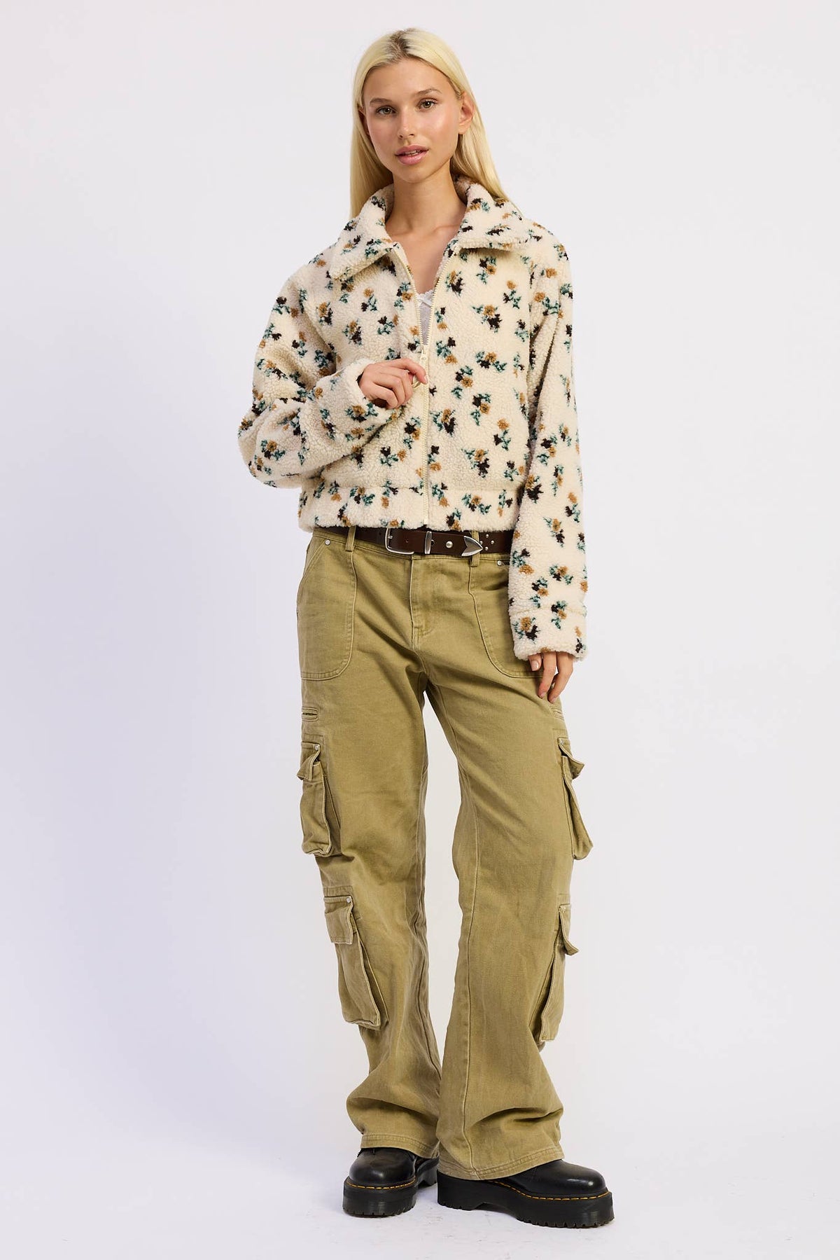 The Hannah Floral Fleece Jacket