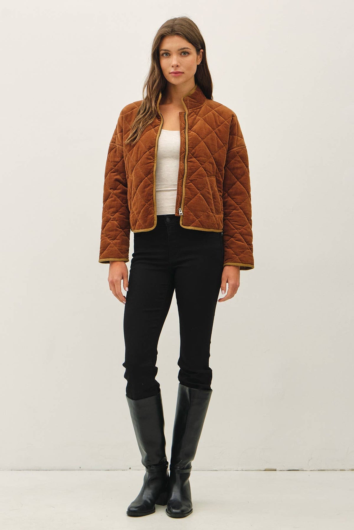 The Brett Corduroy Quilted Jacket