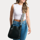Large Vegan Leather Classic Messenger