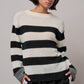 The Lexie Rugby Striped Chunky Sweater