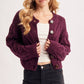 The Dylan Cable Knit Cardigan Sweater