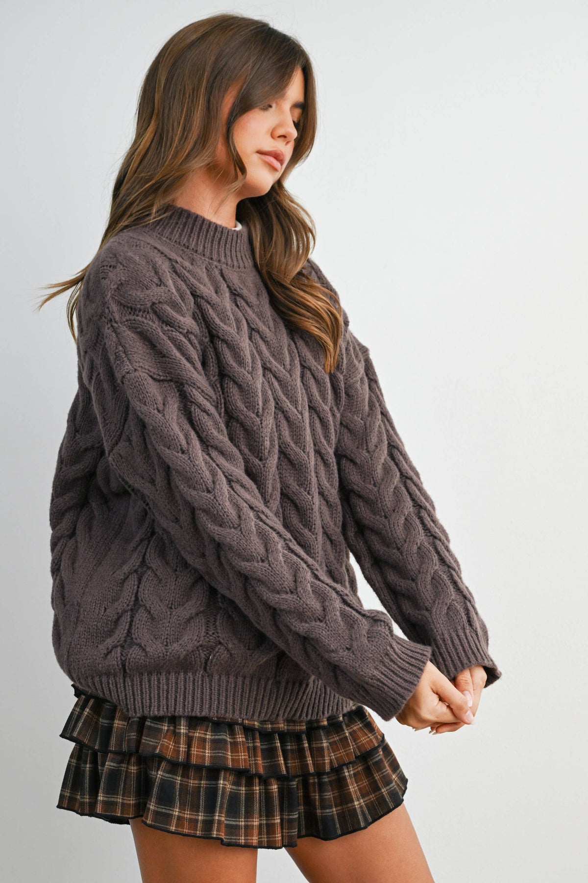 The Emma Cable Knit Sweater