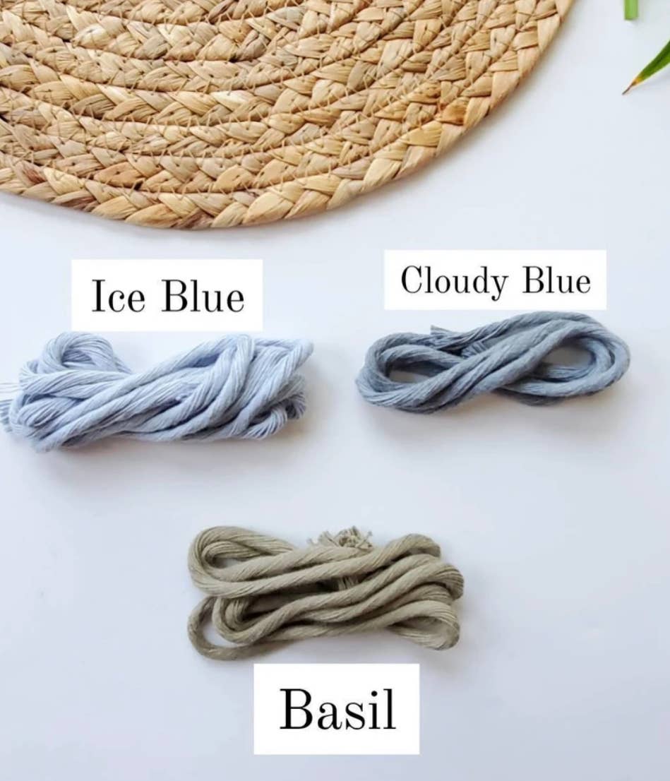 Mini Trinket basket: Toast, Canyon, Cloudy Blue