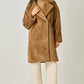 The James Double Breasted Faux Fur Coat