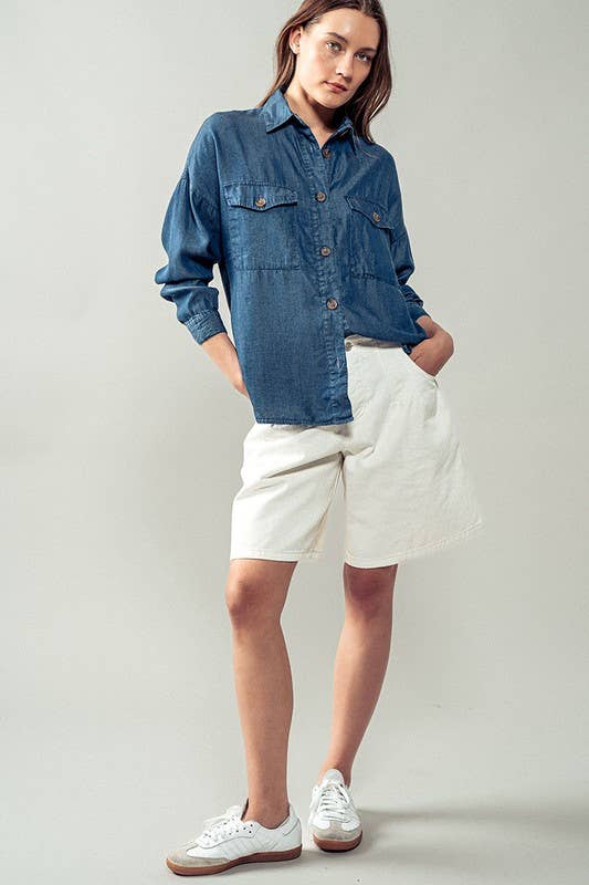 The Brenna Denim Shirt