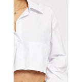 Poplin Cropped Shirt