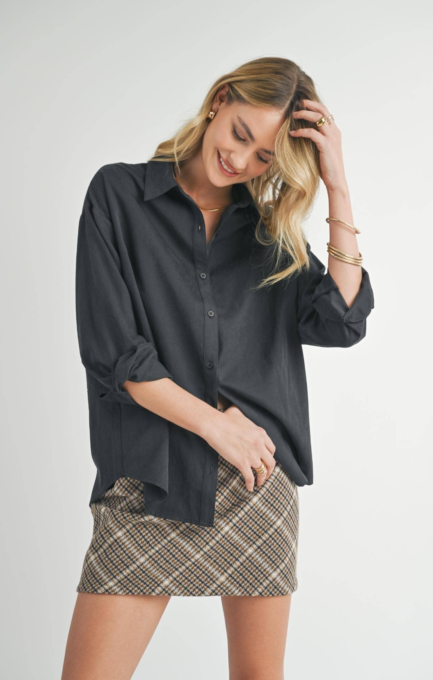 The Black Button Down Shirt