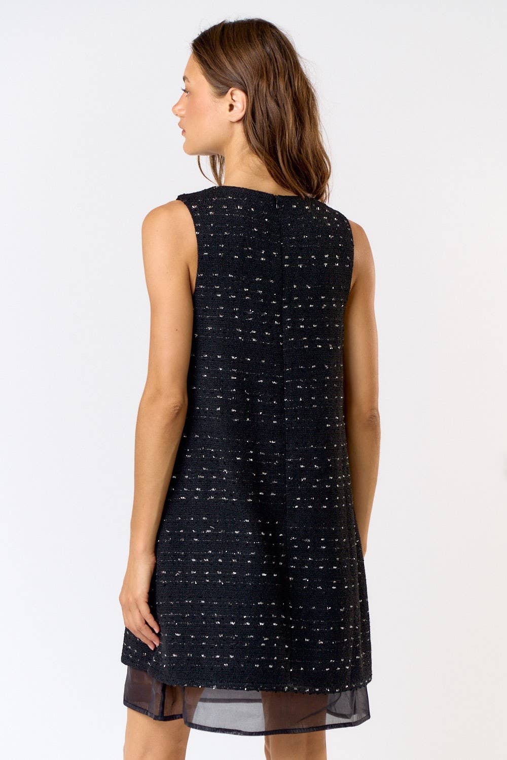 The Blaire Boucle Tweed Dress