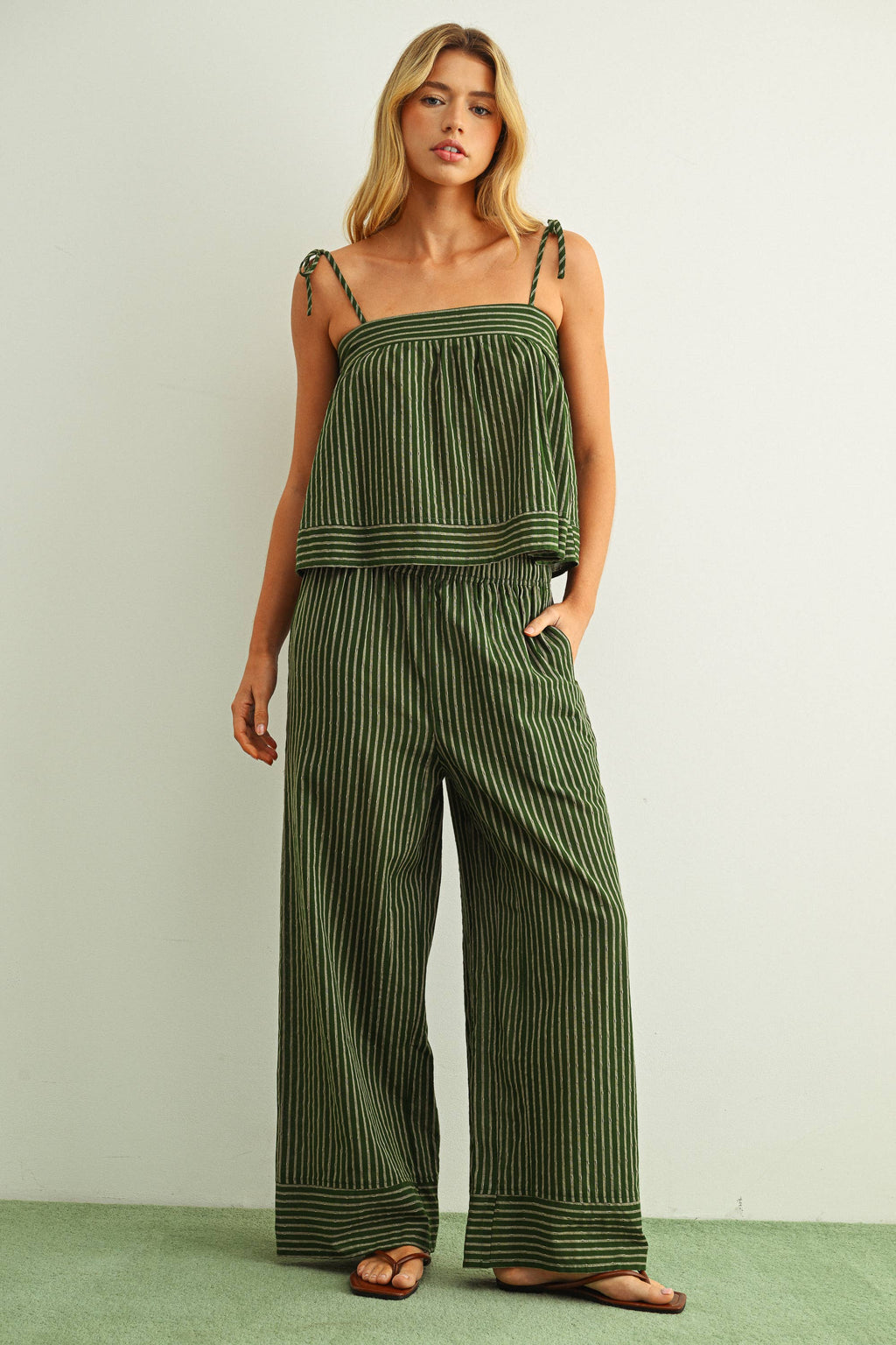 The Niki Striped Pant