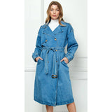 The Serena Denim Trench Coat