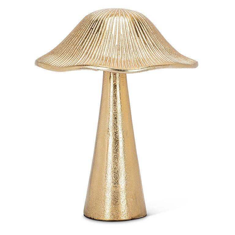 Ribbed Mushroom Sculpture