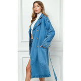 The Serena Denim Trench Coat