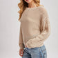The Cory Sweater: Mocha & Natural