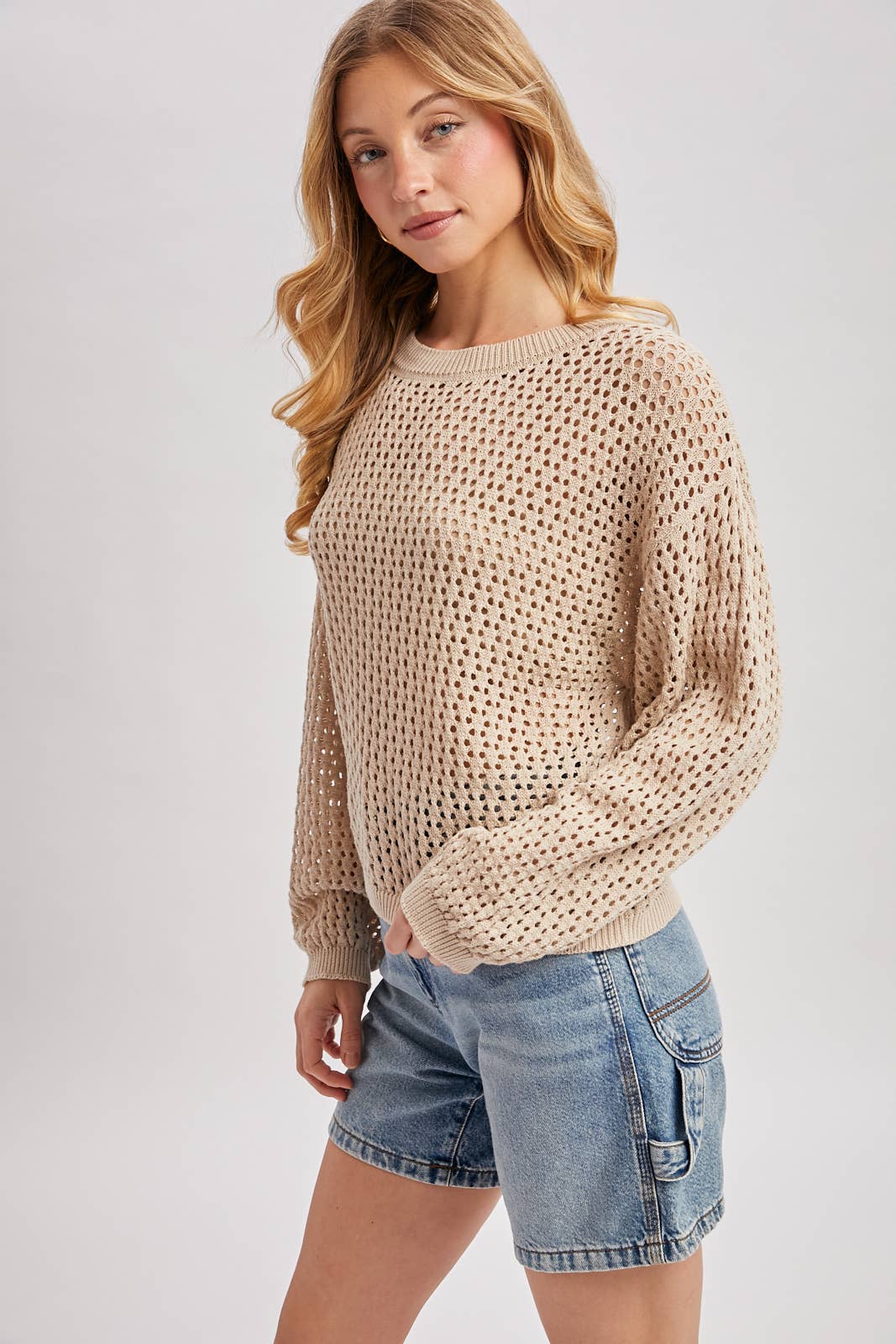 The Cory Sweater: Mocha & Natural